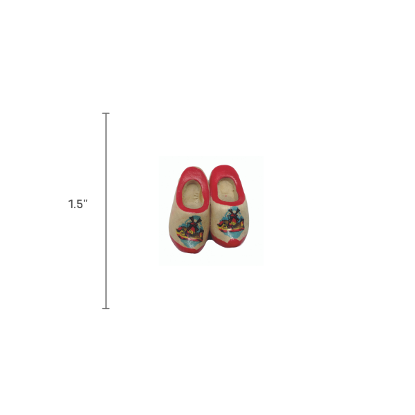 Dutch Shoes Decorated Wooden Clogs - Image 2