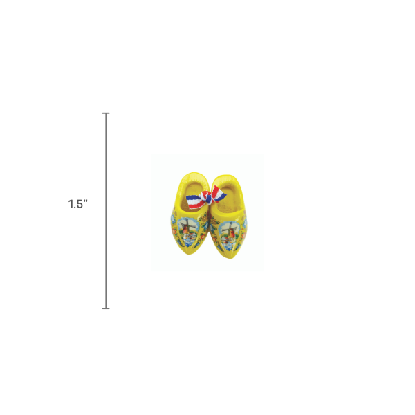 Holland Wooden Shoes Deluxe Yellow - Image 2