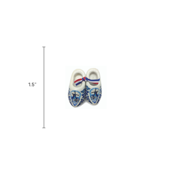 Holland Wooden Shoes Deluxe Blue White - Image 2