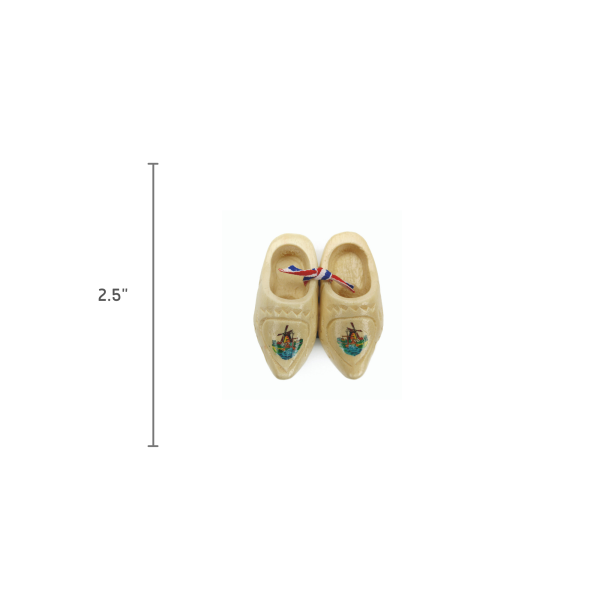 Carved Wooden Dutch Shoes - Image 2